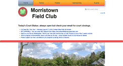 Desktop Screenshot of mfctennis.com