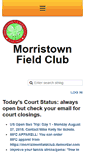 Mobile Screenshot of mfctennis.com